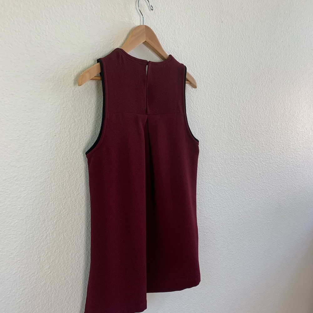 Madewell Wine Tone Sleeveless Top Size S - Picture 4 of 8